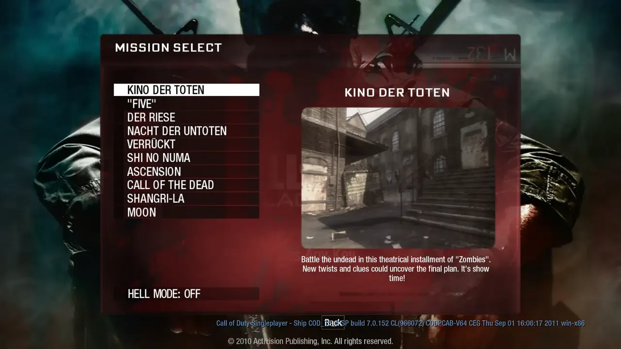 Black Ops Zombies screenshot
