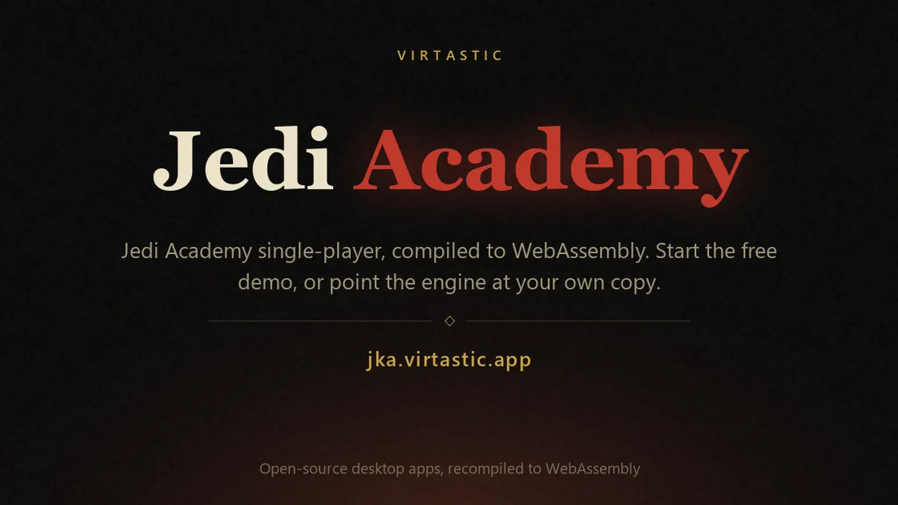 Star Wars Jedi Knight: Jedi Academy screenshot