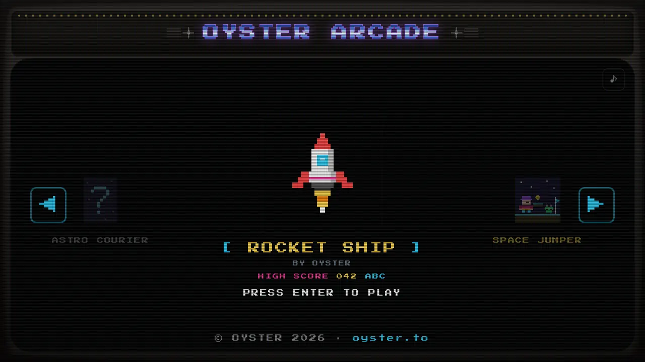Oyster Arcade screenshot