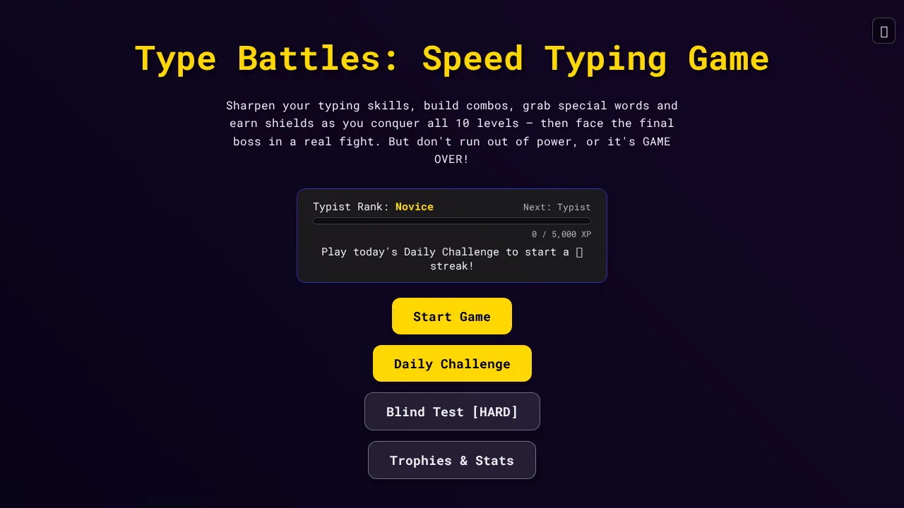Type Battles screenshot